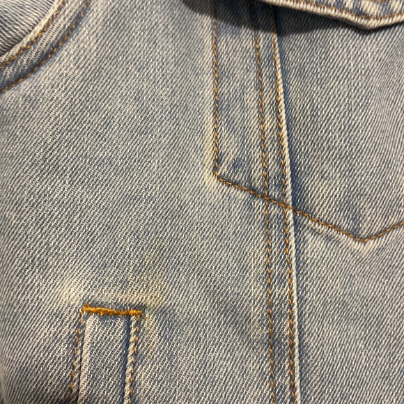 Jean Jacket Sherpa jacket by Working Title Denim XL Jean & Sherpa cropped jacket - Picture 10 of 13